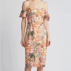 Dress the Population Tara off-shoulder dress